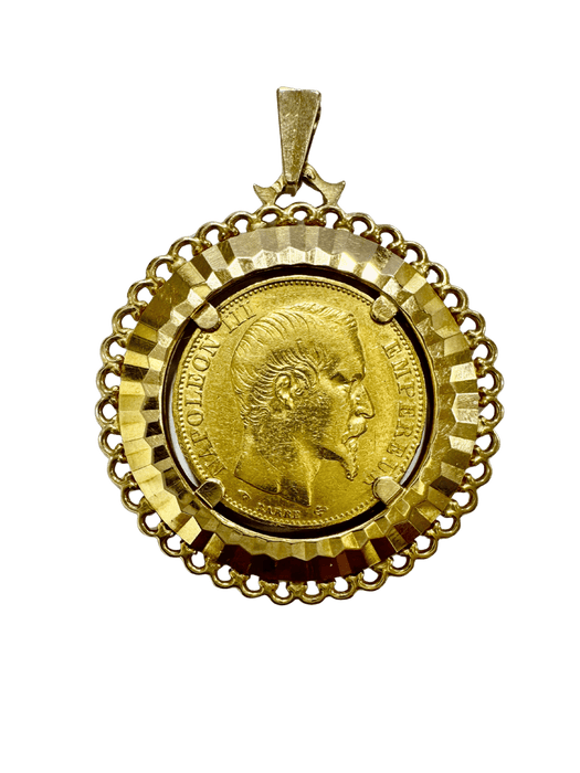 Pendentif Pendentif or jaune Napoléon 58 Facettes