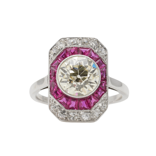 Bague Bague Art Déco 58 Facettes