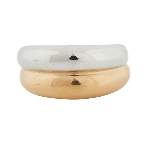 Bague 54 Bague jonc Deux ors 58 Facettes RÉF 6031/20