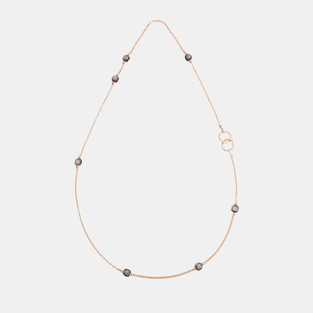 Collier Nudo Or Obsidienne 38.5ct