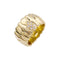 Bague 56 Bague en or jaune 18 carats pavée de diamants 58 Facettes 34470