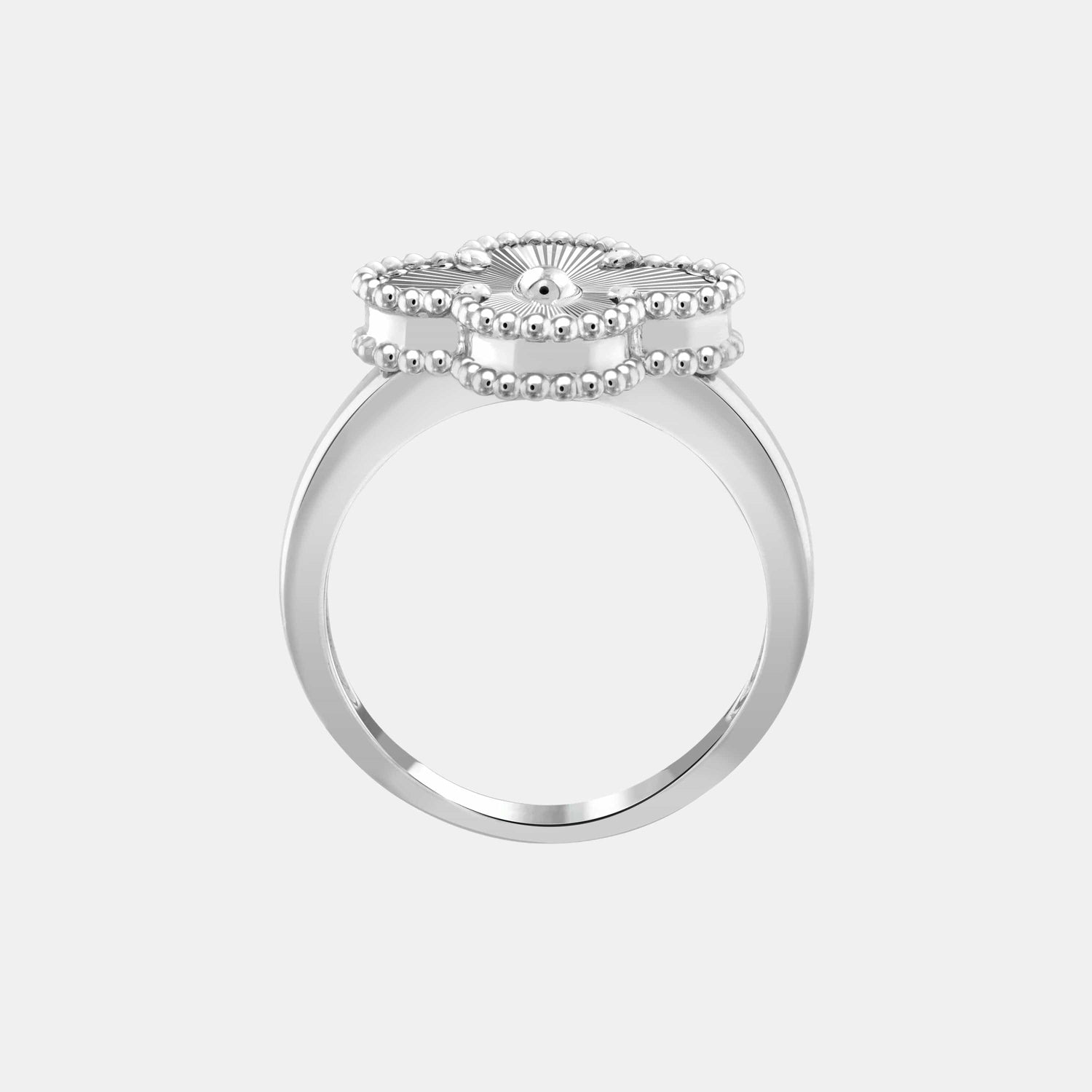 Bague Vintage Alhambra Or blanc  