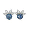 Boucles d'oreilles Boucles d'oreilles en or blanc, saphirs et diamants 58 Facettes 26303