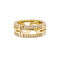 Bague 52 Bulgari Parentesi - Bague en or jaune et diamants 58 Facettes 35005