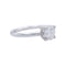 Bague 53 Bague solitaire en or blanc 750 sertie d’un diamant 1,11 ct 58 Facettes 32514