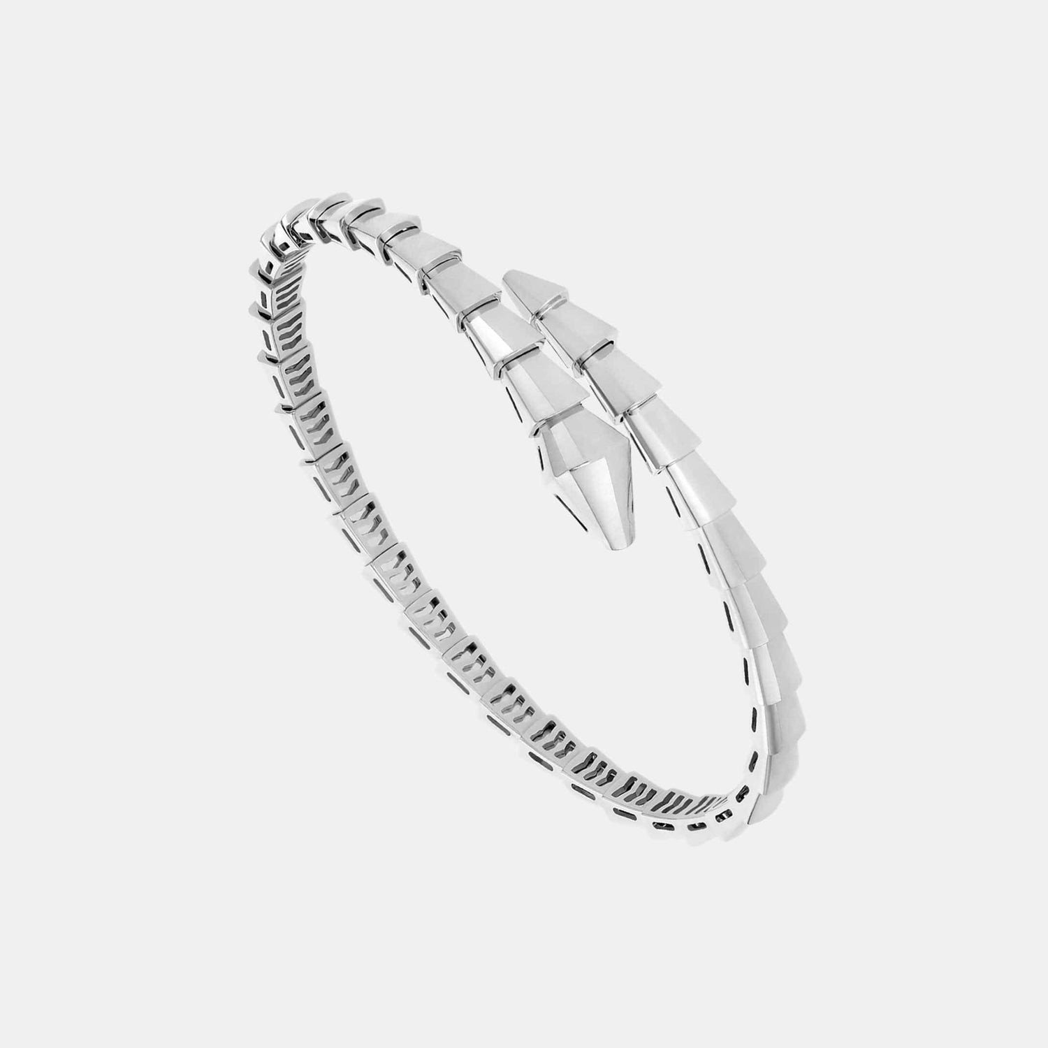 Bracelet Serpenti Viper Or blanc 
