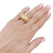 Bague 52 Dior Poulette - Bague bombée en or jaune sertie de diamants 58 Facettes 32983