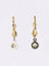 Boucles d'oreilles Dormeuses anciennes - Boucles d’oreilles en or 18k et platine serties de diamants 58 Facettes 1019.1