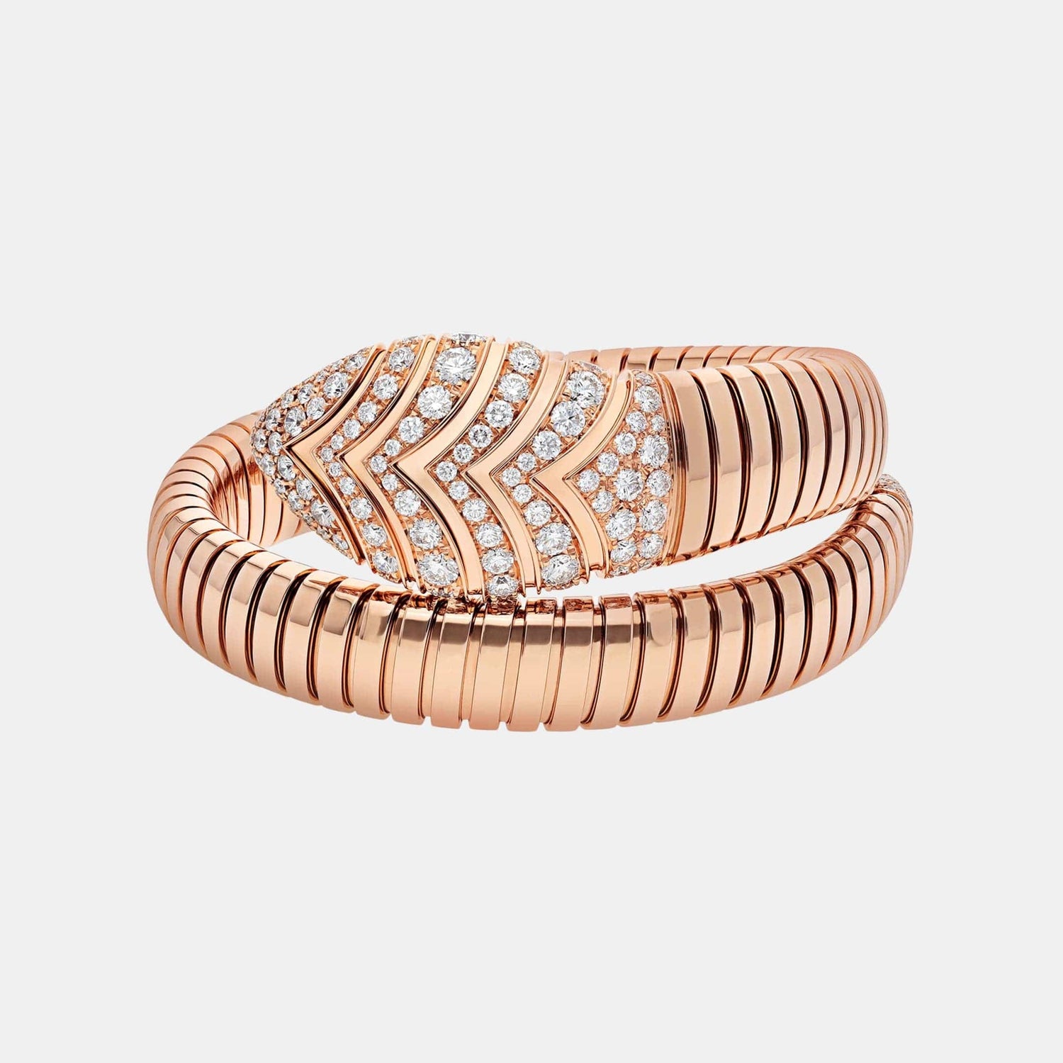 Bracelet Serpenti Or rose Diamant 3.2ct