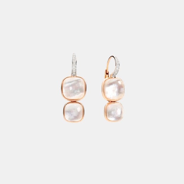 Boucles d'oreilles Nudo Or rose Mixte 36.7ct
