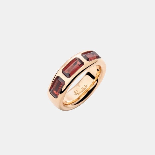 Bague Iconica Or rose Grenats Pyropes 2.9ct