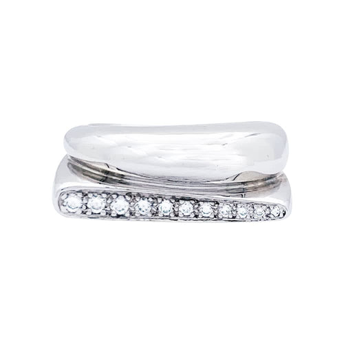 Bague 51 Fred Success - Bague en or blanc et diamants 58 Facettes 33441