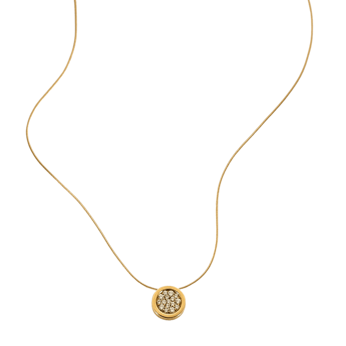 Collier FRED - Miss Fred Moon - Collier Or jaune et Diamants 58 Facettes DV0806-2