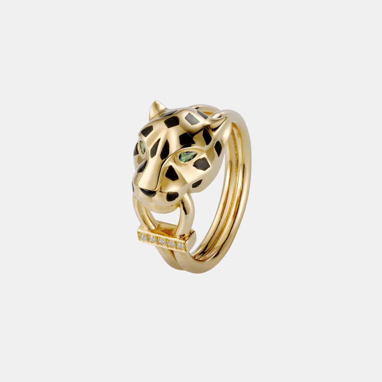 Bague Panthère Or jaune Diamant