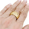 Bague 56 Bague en or jaune 18 carats pavée de diamants 58 Facettes 34470