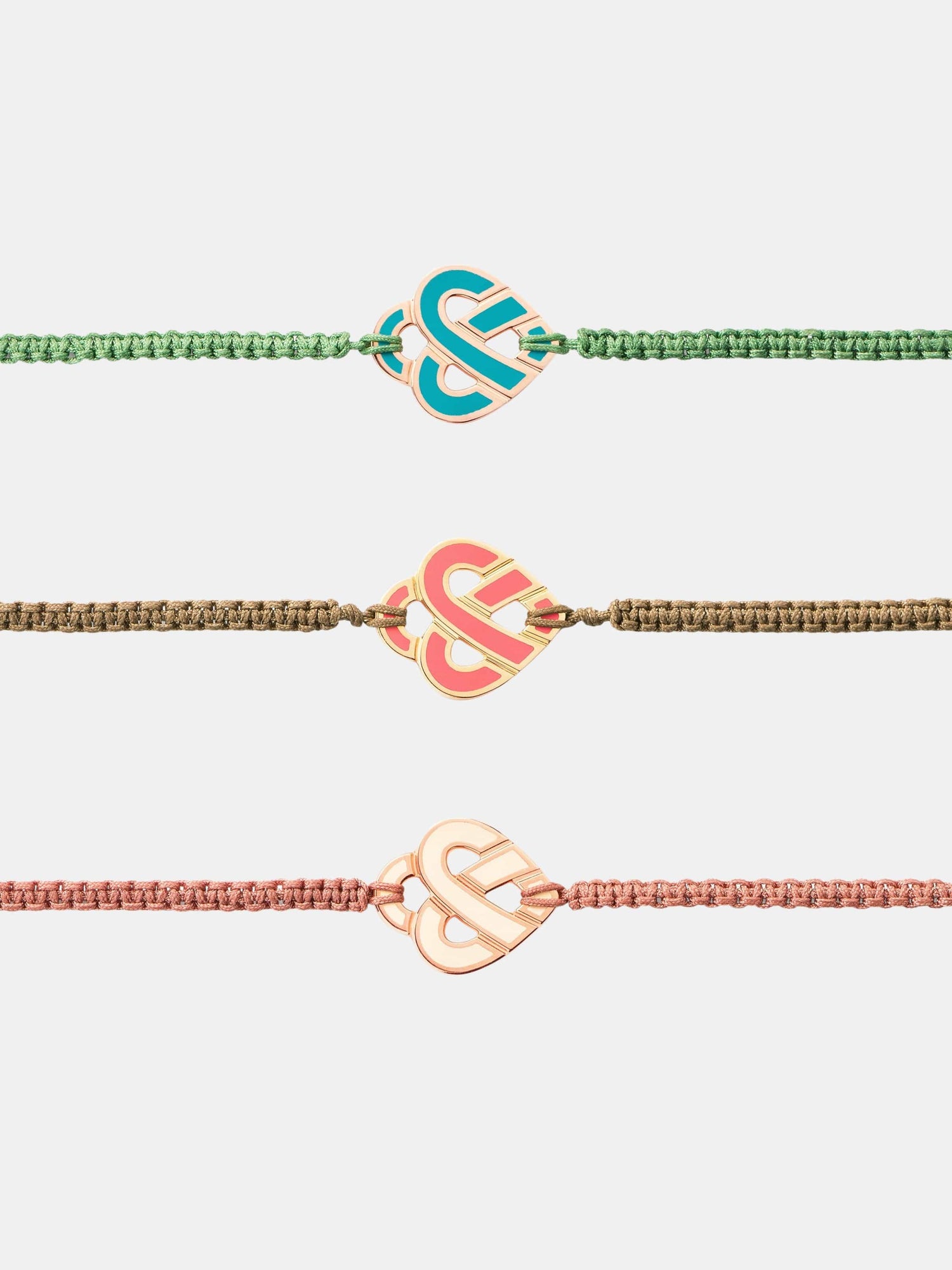 Bracelet Coeur Entrelacé Or rose 