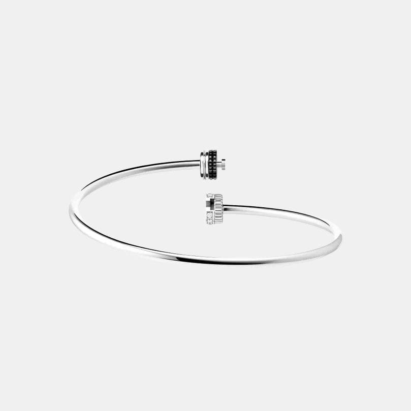 Bracelet Quatre Or blanc Diamant 0.13ct