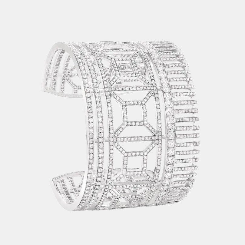 Bracelet Quatre Or blanc Diamant 13.45ct