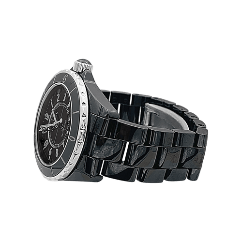 Montre Chanel J12 - Montre en céramique noire et acier 58 Facettes 34277