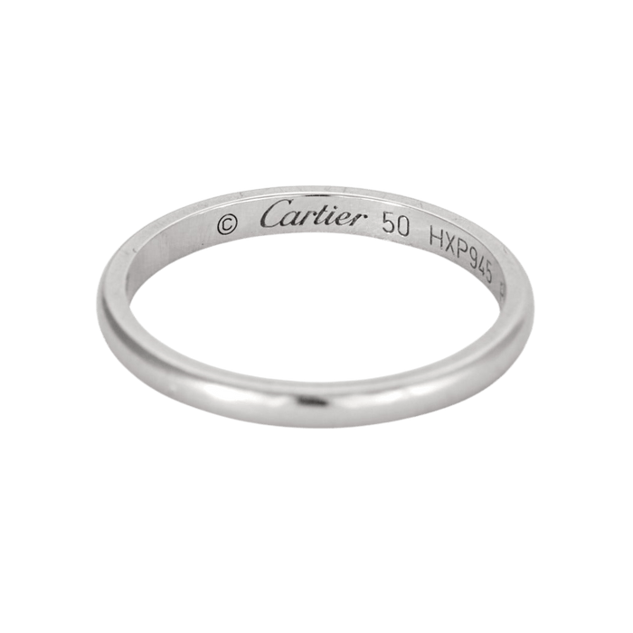 Bague CARTIER - Alliance 1895 - Alliance en platine 58 Facettes DDV8926-1