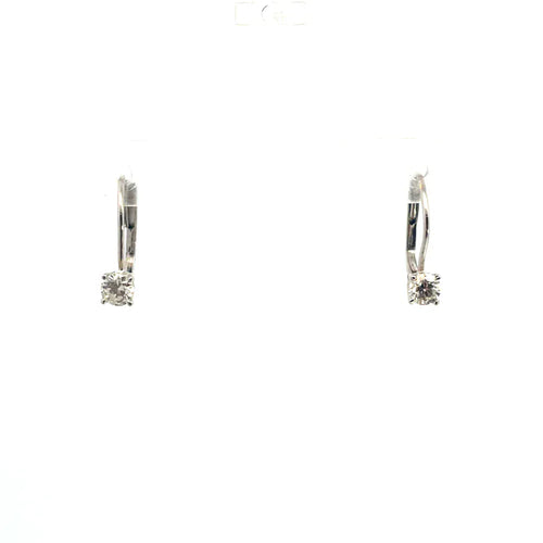 Boucles d'oreilles Boucles d'oreilles pendantes en or jaune 14 carats et diamants 58 Facettes UN0130