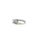 Bague Bague en or blanc 14 carats avec diamants 58 Facettes UN0148