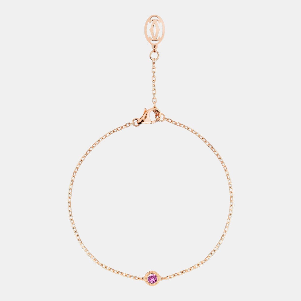 Bracelet Cartier d'Amour Or rose Saphir