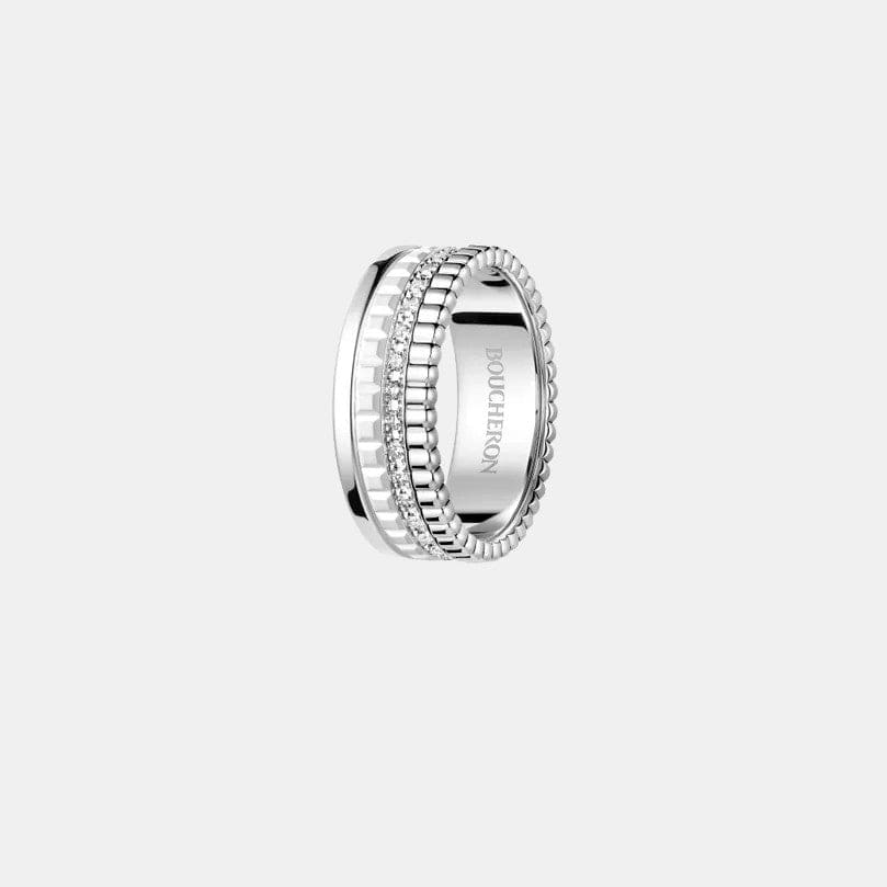 Bague Quatre Or blanc Diamant 0.26ct