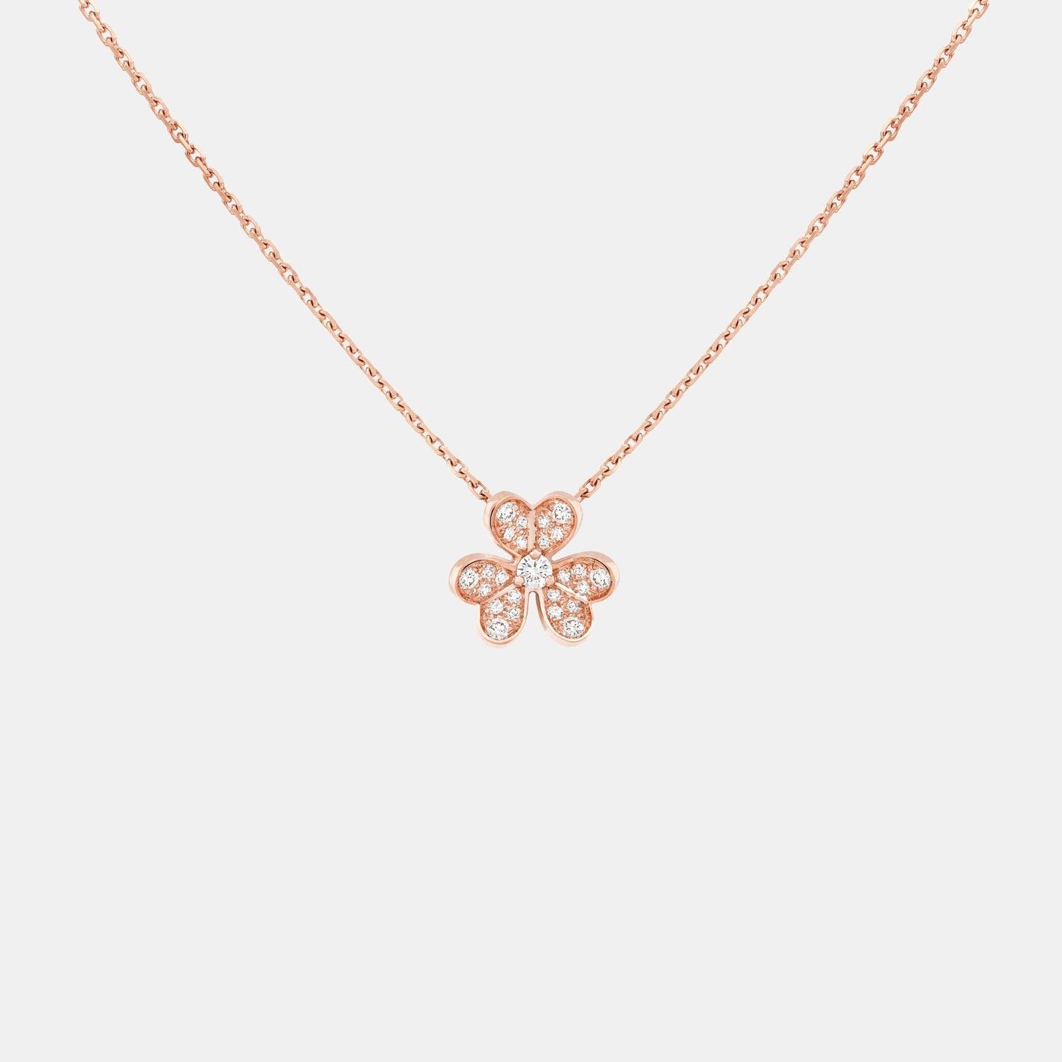 Pendentif Frivole Or rose Diamant 0.22ct