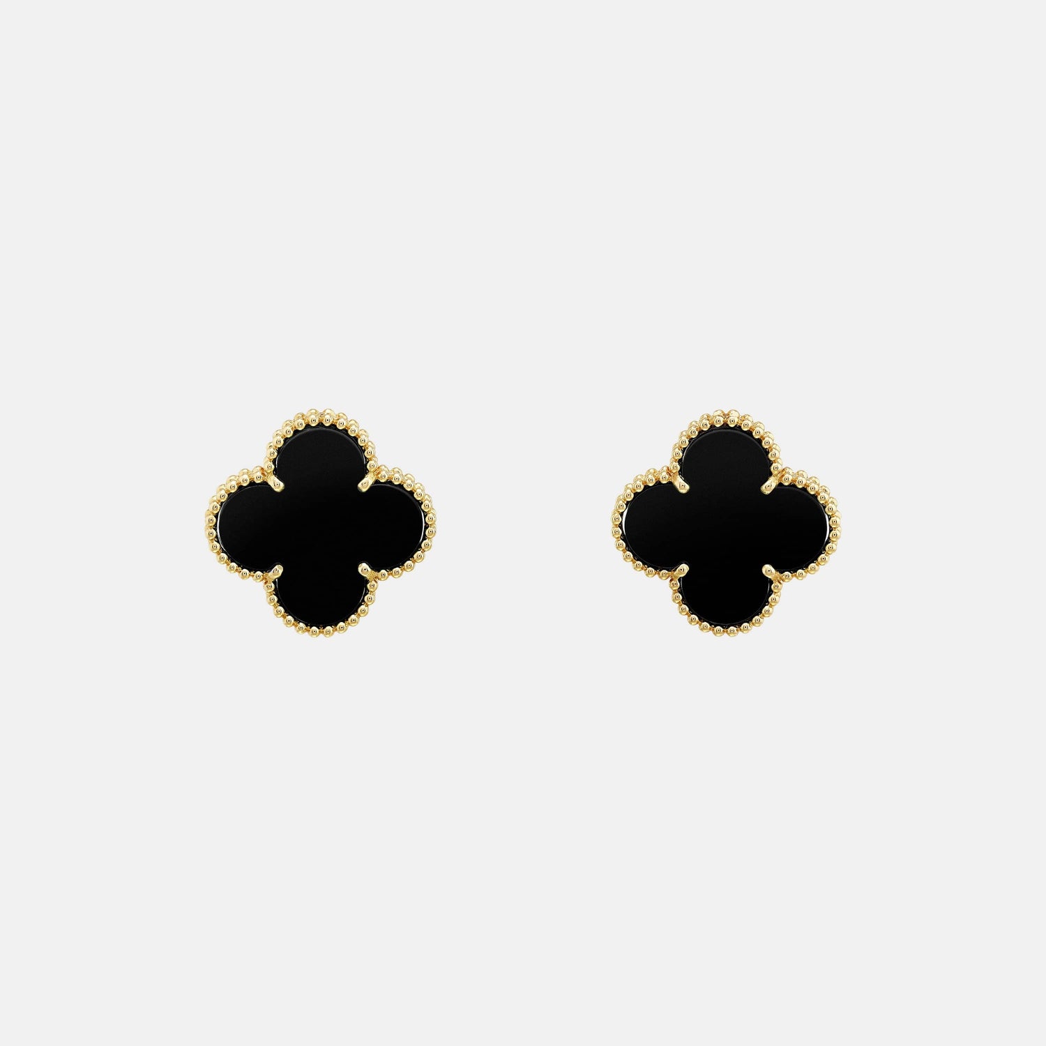 Boucles d'oreilles Magic Alhambra Or jaune Onyx 