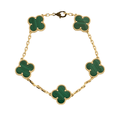 Bracelet VAN CLEEF & ARPELS - Alhambra - Bracelet malachite et or jaune 58 Facettes DV0830-2