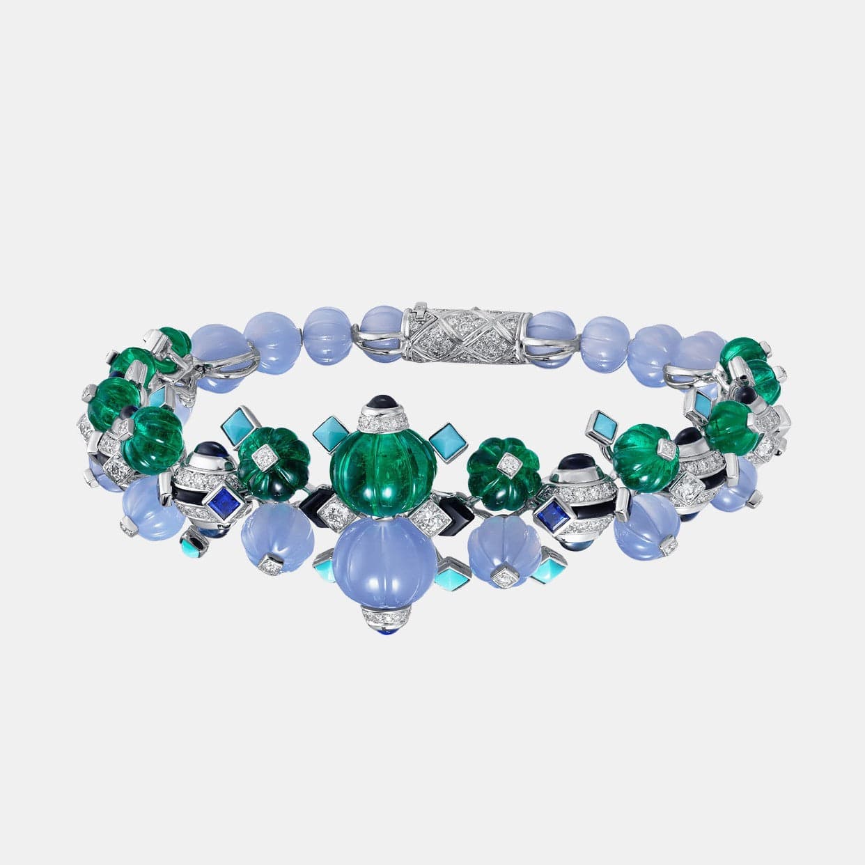 Bracelet Creative Collection Or blanc Diamant