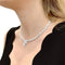 Collier Cartier Agrafe - Collier en or blanc et diamants 58 Facettes 35235