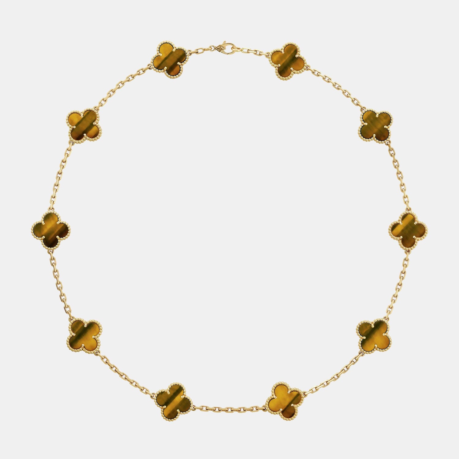 Collier Vintage Alhambra Or jaune  