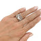 Bague 49 Cartier Nouvelle Vague Paris - Bague en or blanc et diamants 58 Facettes 31803