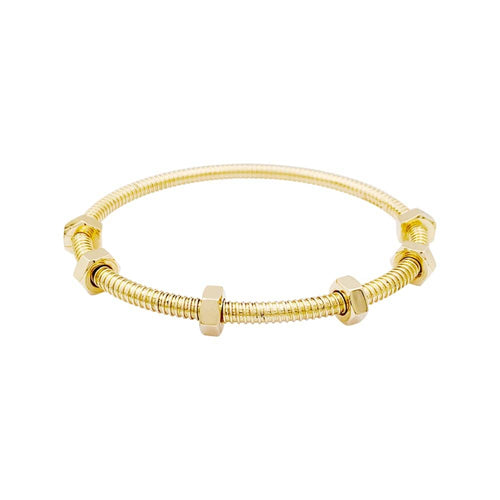 Bracelet Cartier Écrou - Bracelet jonc ouvrant en or rose 58 Facettes 35318