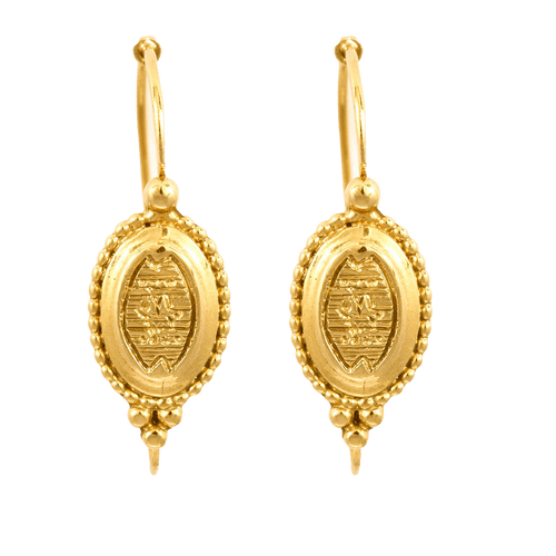 Boucles d'oreille Poissardes Or Jaune 58 Facettes