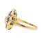 Bague 53 Bague Or jaune Saphir, Diamant 58 Facettes 2662685CN