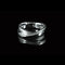 Bague 52 Alliance or blanc diamants 58 Facettes R641