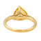Bague 53 Bague  Or jaune Citrine, Grenat 58 Facettes 4167003RV