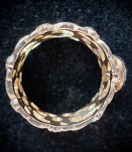 Bague 57.8 Bague or jaune sertie d'un diamant de 0,80 carat (VS) 58 Facettes