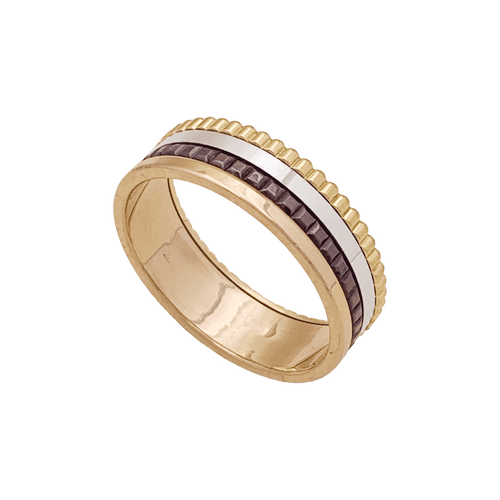 Bague 63 Bague Boucheron, "Quatre Classique Small",, en or rose, blanc et jaune. 58 Facettes 34764