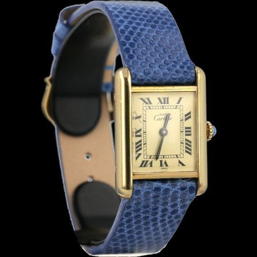 Montre Cartier Montre Tank Vermeil 58 Facettes MT44882