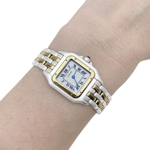 Montre Montre Cartier, "Panthère", acier et or jaune. 58 Facettes 35082
