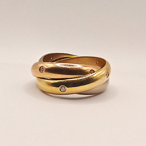 Bague 53 CARTIER - Trinity diamant 58 Facettes