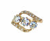 Bague 49 Bague en or jaune 18 carats et diamants vers 1900 58 Facettes AB497
