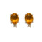 Boucles d'oreilles Boucles d'oreilles or blanc saphir jaune diamants 58 Facettes LP993/13