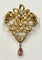 Broche Broche ancienne or jaune perles et diamant 58 Facettes