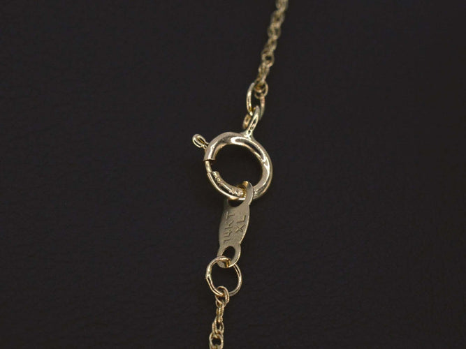 Collier Collier en or jaune avec diamant 58 Facettes 2353