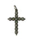 Pendentif Pendentif croix Jeannette arlésienne argent strass XIXe 58 Facettes